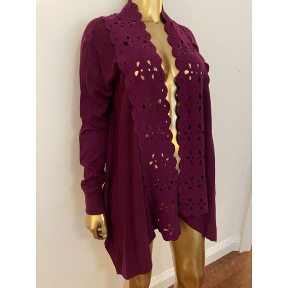 Anthropologie Sleeping On Snow Womens Cardigan M Cottagecore Fairycore - Picture 8 of 11